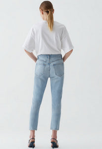 AGOLDE Riley High Rise Straight Crop Jean