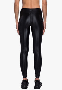 KORAL Lustrous High Rise Legging in Black and Lead