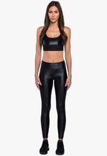Load image into Gallery viewer, KORAL Lustrous High Rise Legging in Black and Lead