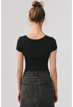 Load image into Gallery viewer, AGOLDE Short Sleeve Rib Bodysuit