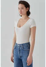 Load image into Gallery viewer, AGOLDE Short Sleeve Rib Bodysuit