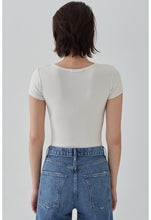 Load image into Gallery viewer, AGOLDE Short Sleeve Rib Bodysuit
