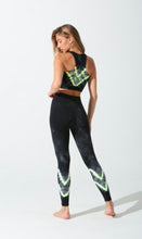 Load image into Gallery viewer, Electric &amp; Rose Chevron Sunset Legging