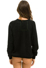 Load image into Gallery viewer, Aviator Nation Bolt Fade Sweatshirt in Black / Pink Purple