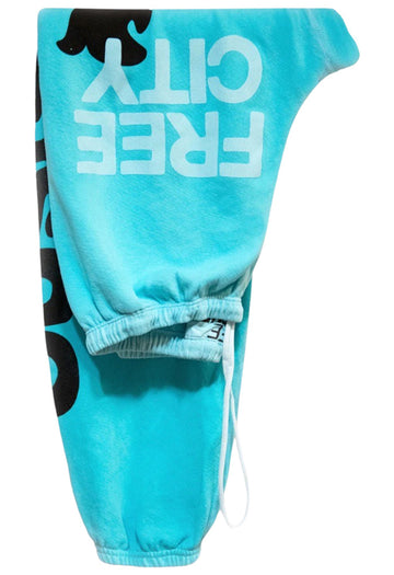 FREE CITY Lets Go OG Sweatpants in Bluelight Rabbit
