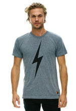 Load image into Gallery viewer, Aviator Nation Bolt Crew Tee in Heather Grey