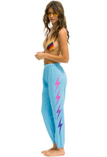 Load image into Gallery viewer, Aviator Nation Bolt Fade Sweatpants in Sky / Pink Purple