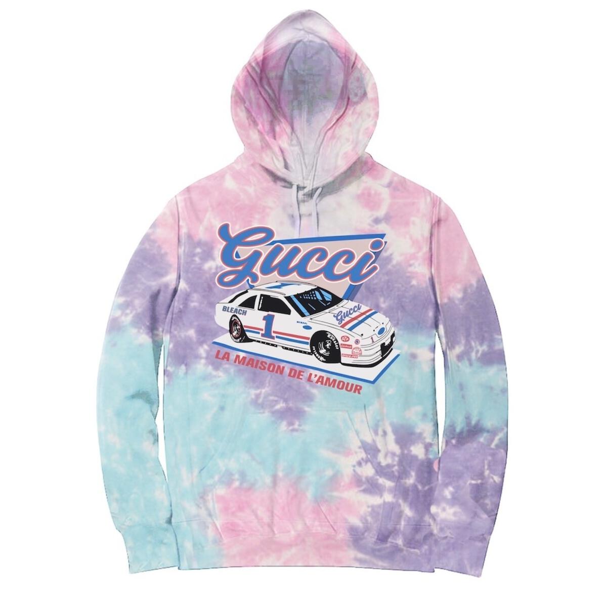 Pink hoodie bleached 2025