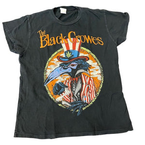 Madeworn Black Crowes Unisex Crew Tee In Coal