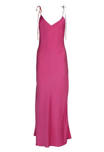 Dannijo Tie Strap Silk Slip Dress