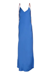 Dannijo Tie Strap Silk Slip Dress
