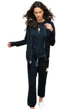 Load image into Gallery viewer, FREE CITY Superfluff Lux Zip Hoodie in Deepspace/Cream