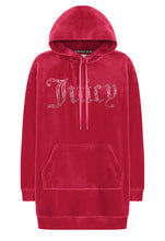 Load image into Gallery viewer, EMBELLISHED OVERSIZED HOODIE DRESS