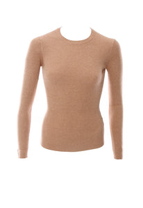 Minnie Rose Ribbed Long Sleeve Crew Top