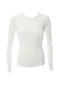 Minnie Rose Ribbed Long Sleeve Crew Top