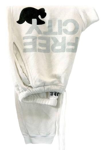 FREE CITY Super Fluff Pocket Lux Sweatpant in Creamy Yumm