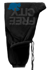 FREE CITY Super Fluff Pocket Lux Sweatpants in Superblack