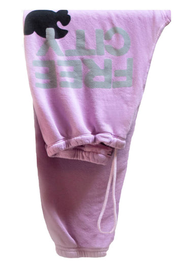FREE CITY Super Fluff Lux OG Sweatpant in Pinkmilk