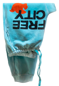 FREE CITY Large Sunfades Pocket Sweatpant in Bluepool Sunfade