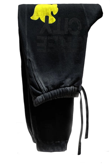 FREE CITY Large Sunfades Pocket Sweatpant in Superblack