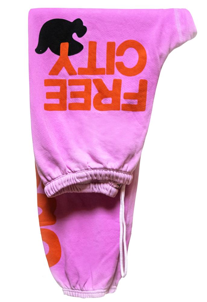 FREE CITY Lets Go OG Sweatpants in Pinkgumm