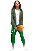 Load image into Gallery viewer, FREE CITY Rainbow OG LetsGo Sweatpants in School Green