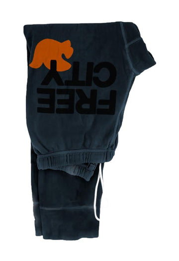 FREE CITY Large Swami 3/4 Sweatpants in Deepspace