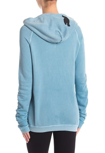 FREE CITY Superfluff Lux Pullover Hoodie in Scrubsblue