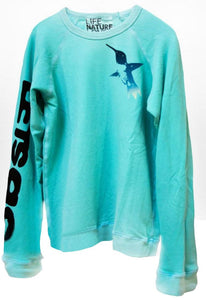 FREE CITY Lets Go Sparrow LNL Supervintage Raglan in Bluegumm Sunfade