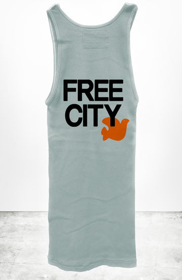 FREE CITY SUPERVINTAGE TANK TOP - STORM