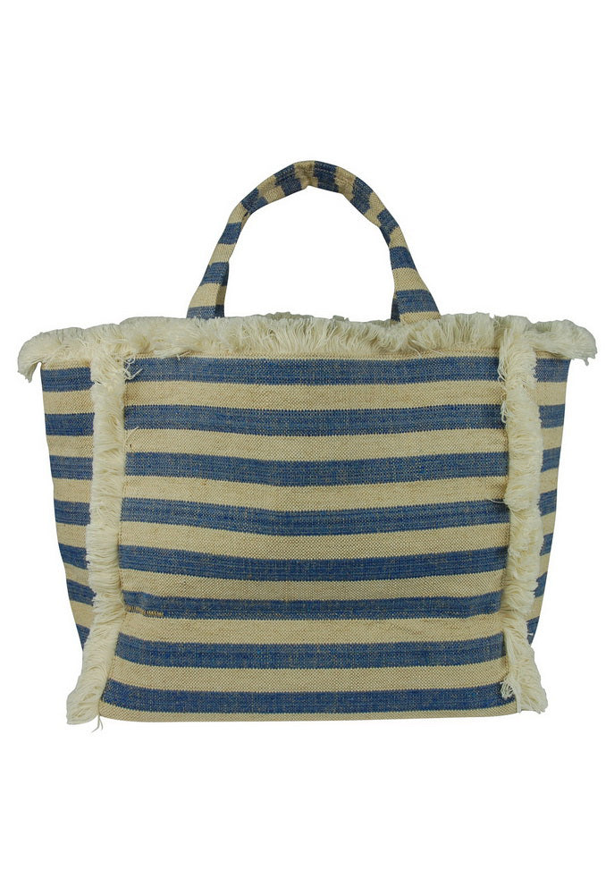 Hat Attack Fringed Canvas Tote