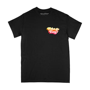 FREE & EASY Don't Trip Drop Shadow SS Tee IN BLACK