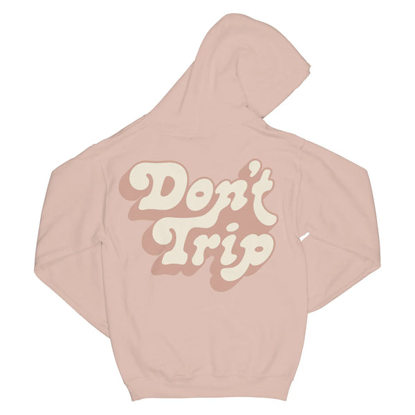 Free & Easy DON'T TRIP DROP SHADOW フーディ パーカー FREE & EASY UNISEX DON'T TRIP DROP SHADOW OG HOODIE in Blush