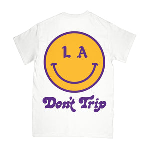 Free & Easy Unisex BE HAPPY LA COCONUT Short Sleeve TEE