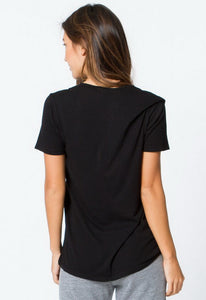 Monrow Oversized V Neck Tee