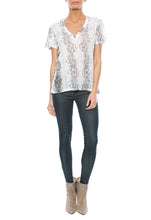 Load image into Gallery viewer, Monrow Oversized V Neck Tee