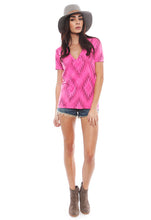 Load image into Gallery viewer, Monrow Oversized V Neck Tee