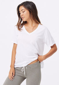 Monrow Oversized V Neck Tee