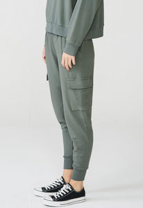 Monrow Cargo Jogger Sweatpant