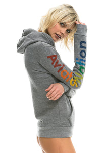Aviator Nation Pullover Hoodie in Heather Grey
