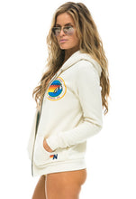 Load image into Gallery viewer, Aviator Nation Zip Hoodie in Vintage White