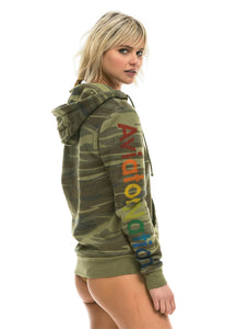 Aviator Nation  Camo Zip Hoodie