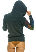 Load image into Gallery viewer, Aviator Nation Zip Hoodie in Charcoal