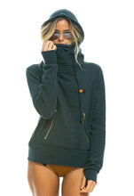 Load image into Gallery viewer, Aviator Nation Ninja Pullover Hoodie in Charcoal
