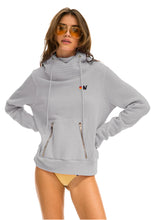 Load image into Gallery viewer, Aviator Nation Ninja Pullover Hoodie in Light Grey