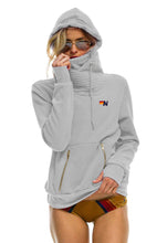 Load image into Gallery viewer, Aviator Nation Ninja Pullover Hoodie in Light Grey