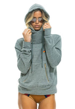 Load image into Gallery viewer, Aviator Nation Ninja Pullover Hoodie in Heather Grey