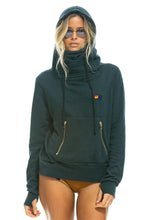 Load image into Gallery viewer, Aviator Nation Ninja Pullover Hoodie in Charcoal