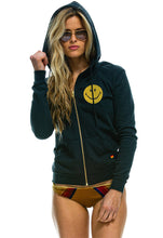 Load image into Gallery viewer, Aviator Nation Smiley Zip Hoodie