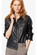 Load image into Gallery viewer, Habitual Taylor Vegan Long Sleeve Crop Shirt